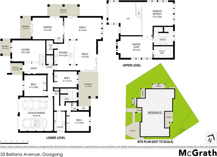 Floorplan of Homely house listing, 33 Beltana Avenue, Googong NSW 2620
