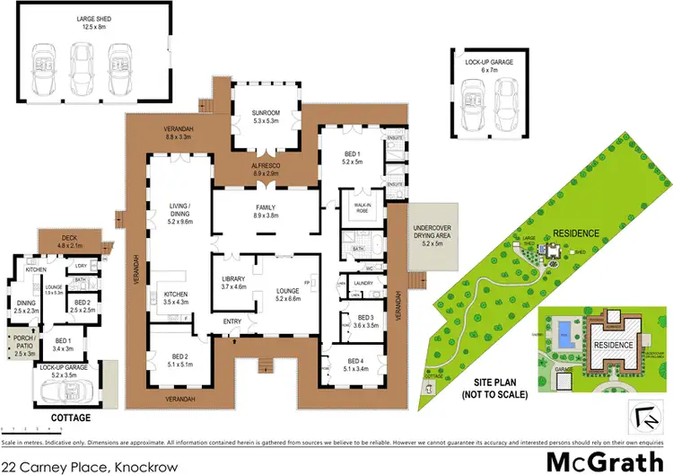 Floorplan of Homely house listing, 22 Carney Place, Knockrow NSW 2479