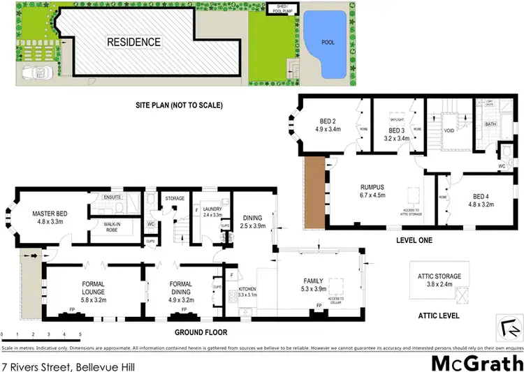 Floorplan of Homely house listing, 7 Rivers Street, Bellevue Hill NSW 2023