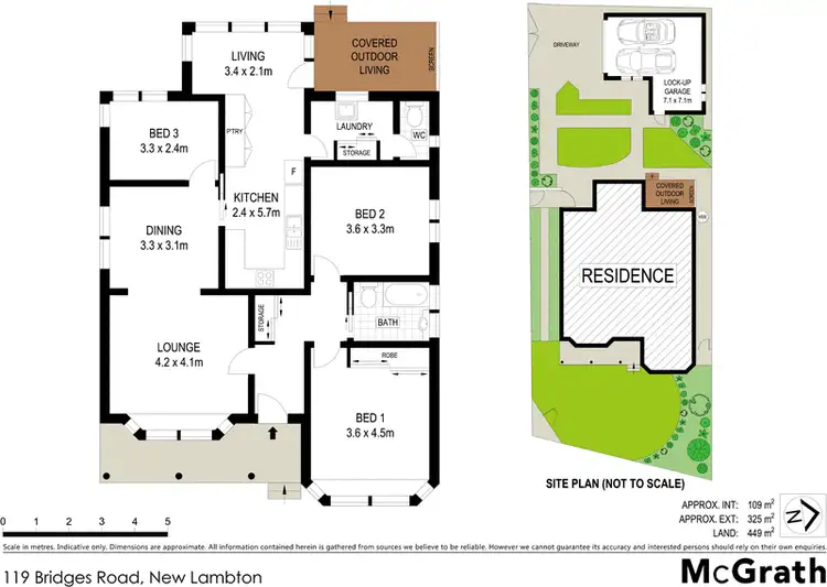 Floorplan of Homely house listing, 119 Bridges Road, New Lambton NSW 2305