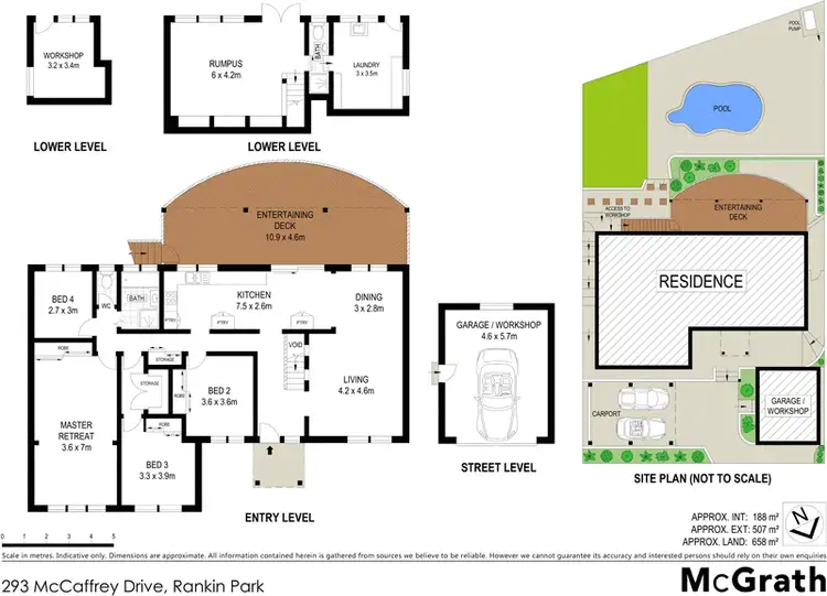 Floorplan of Homely house listing, 293 McCaffrey Drive, Rankin Park NSW 2287