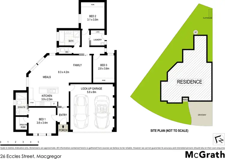Floorplan of Homely house listing, 26 Eccles Circuit, Macgregor ACT 2615