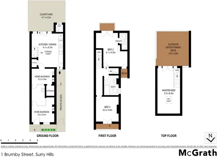 Floorplan of Homely house listing, 1 Brumby Street, Surry Hills NSW 2010