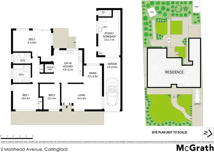 Floorplan of Homely house listing, 2 Morshead Avenue, Carlingford NSW 2118