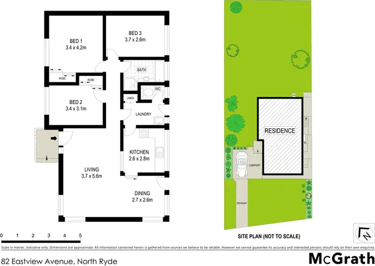 Floorplan of Homely house listing, 82 Eastview Avenue, North Ryde NSW 2113
