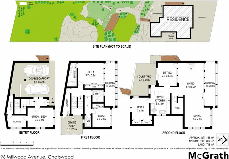 Floorplan of Homely house listing, 96 Millwood Avenue, Chatswood West NSW 2067