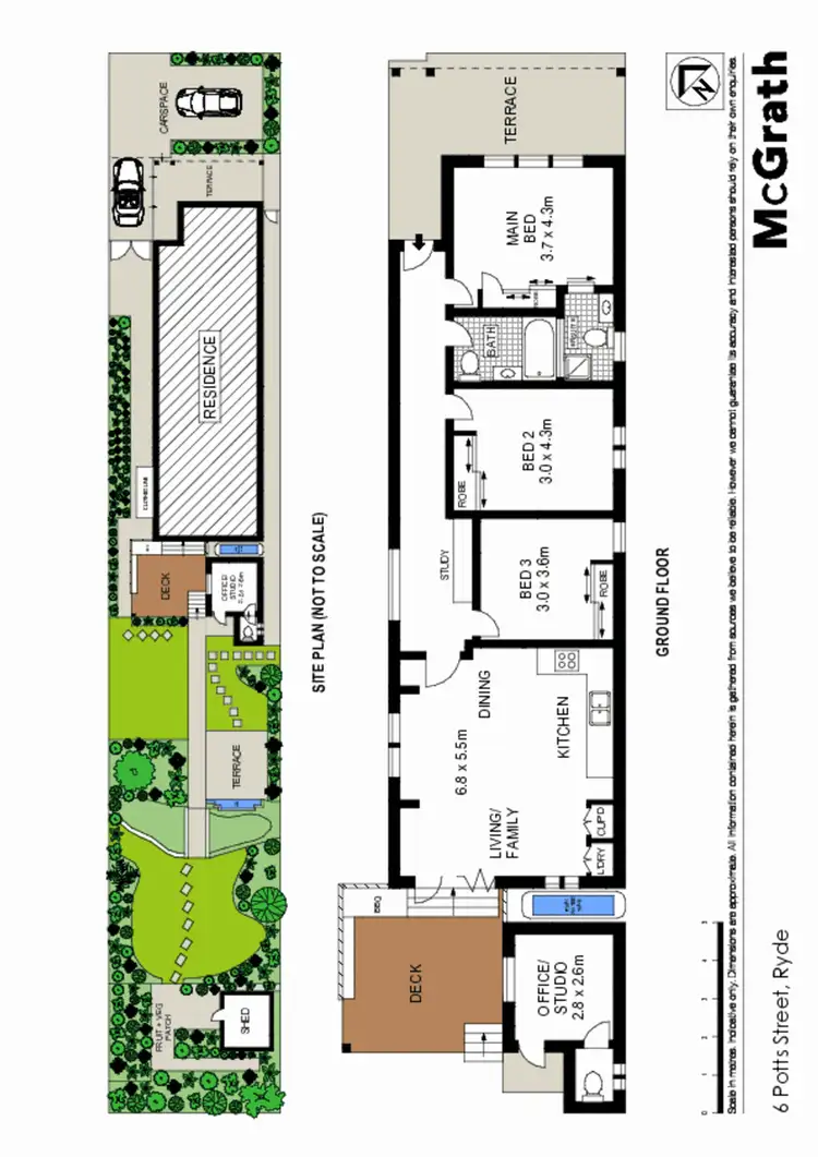 Floorplan of Homely house listing, 6 Potts Street, Ryde NSW 2112