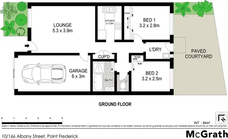 Floorplan of Homely villa listing, 10/166 Albany Street, Point Frederick NSW 2250