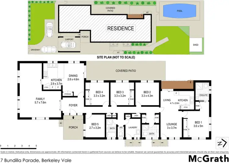 Floorplan of Homely house listing, 7 Bundilla Parade, Berkeley Vale NSW 2261