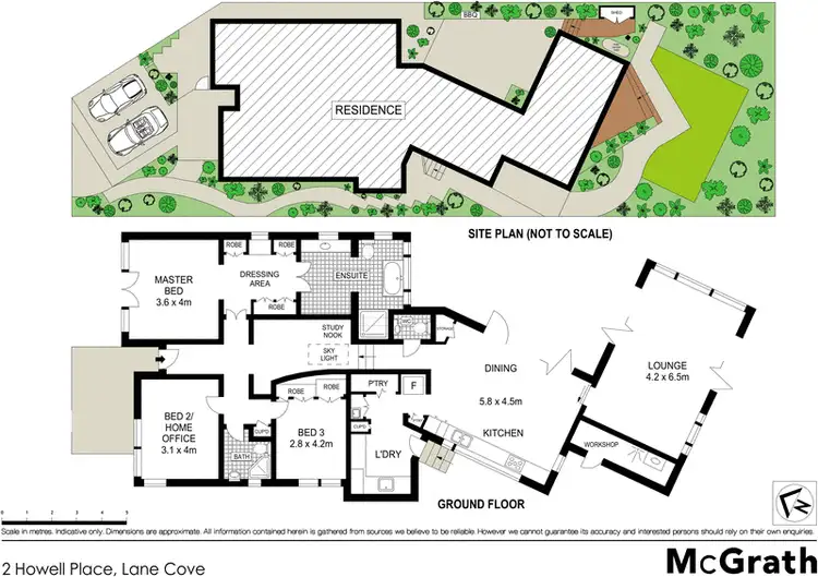 Floorplan of Homely house listing, 2 Howell Place, Lane Cove NSW 2066