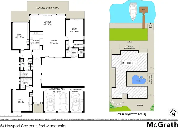 Floorplan of Homely house listing, 54 Newport Crescent, Port Macquarie NSW 2444