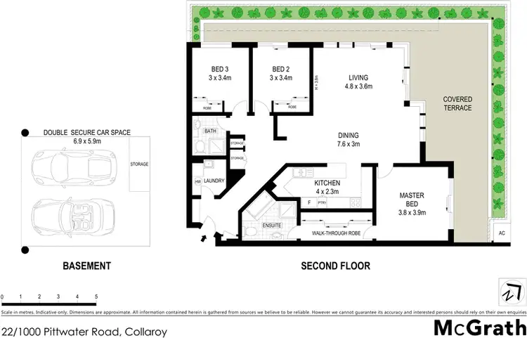 Floorplan of Homely apartment listing, 22/1000 Pittwater Road, Collaroy NSW 2097