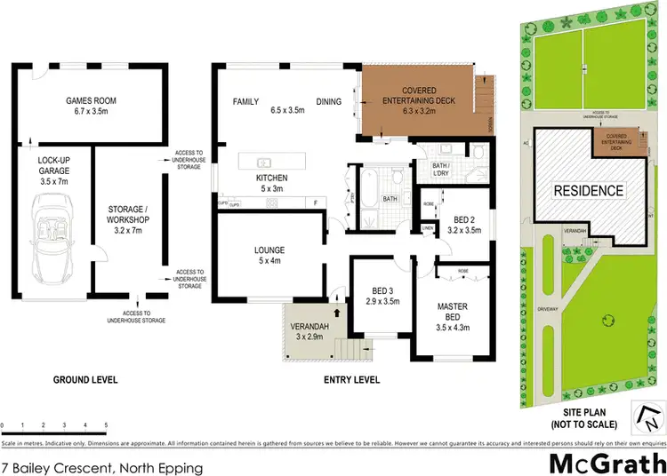 Floorplan of Homely house listing, 7 Bailey Crescent, North Epping NSW 2121