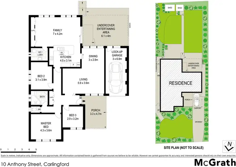 Floorplan of Homely house listing, 10 Anthony Street, Carlingford NSW 2118