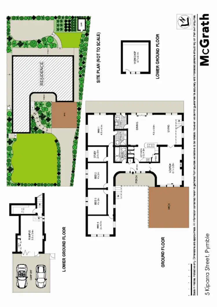 Floorplan of Homely house listing, 5 Kiparra Street, Pymble NSW 2073