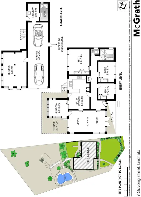Floorplan of Homely house listing, 9 Guyong Street, Lindfield NSW 2070