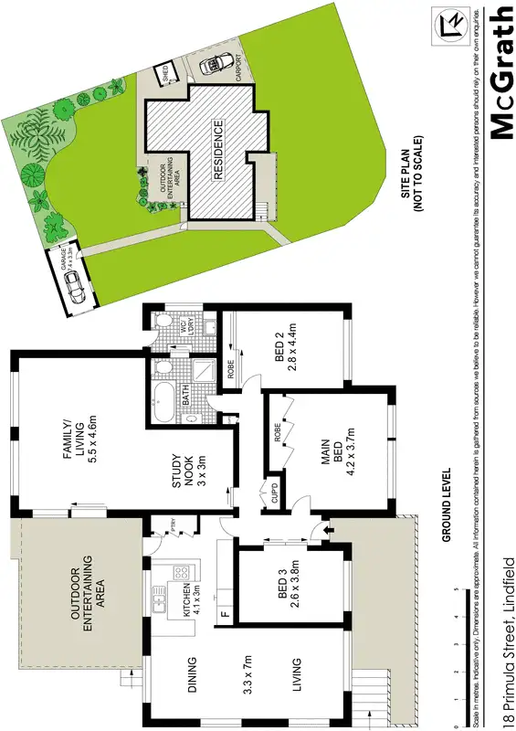 Floorplan of Homely house listing, 18 Primula Street, Lindfield NSW 2070