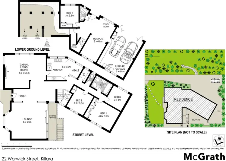 Floorplan of Homely house listing, 22 Warwick Street, Killara NSW 2071