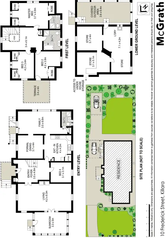 Floorplan of Homely house listing, 10 Frederick Street, Killara NSW 2071