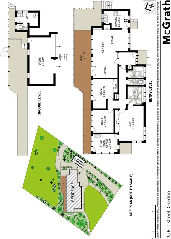 Floorplan of Homely house listing, 35 Bell Street, Gordon NSW 2072