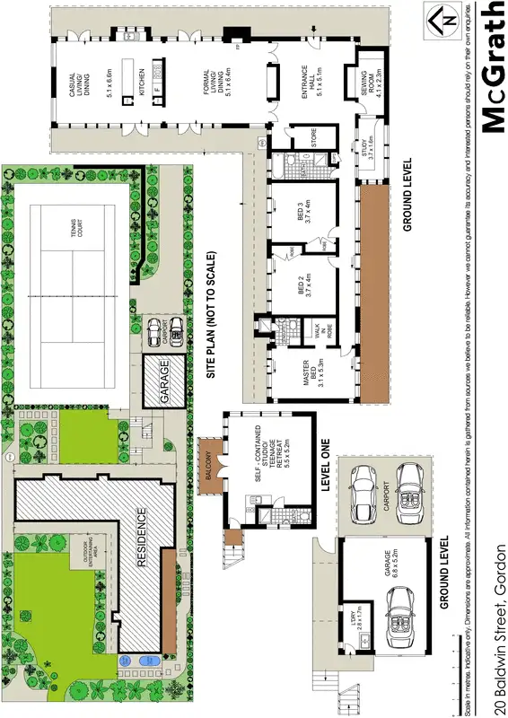 Floorplan of Homely house listing, 20 Baldwin Street, Gordon NSW 2072