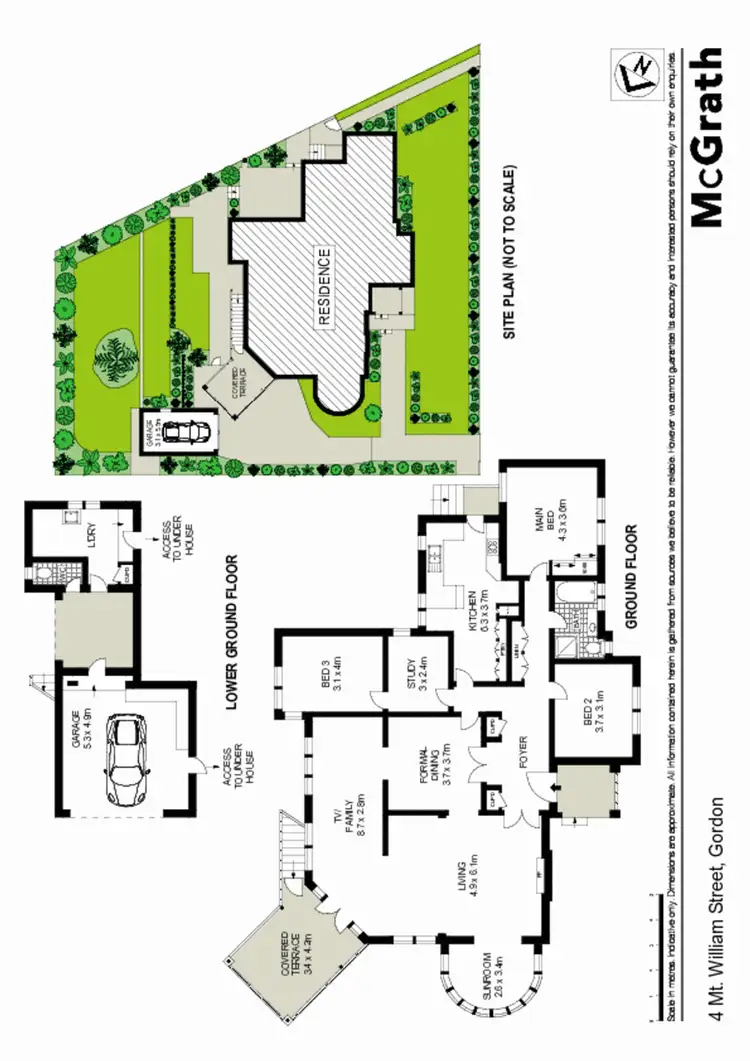 Floorplan of Homely house listing, 4 Mt William Street, Gordon NSW 2072