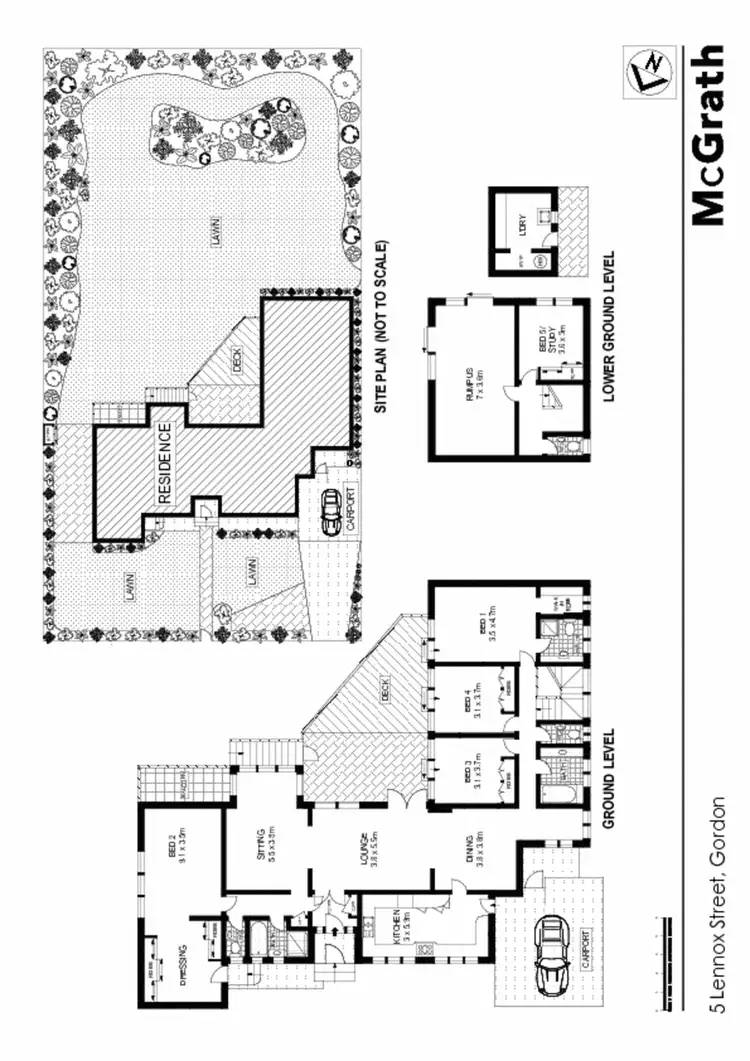 Floorplan of Homely house listing, 5 Lennox Street, Gordon NSW 2072