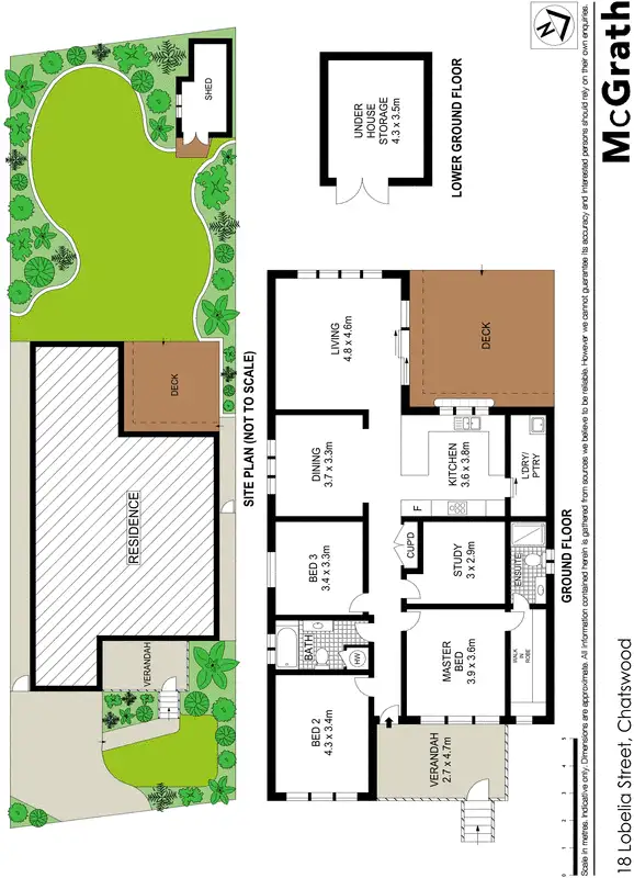 Floorplan of Homely house listing, 18 Lobelia Street, Chatswood West NSW 2067