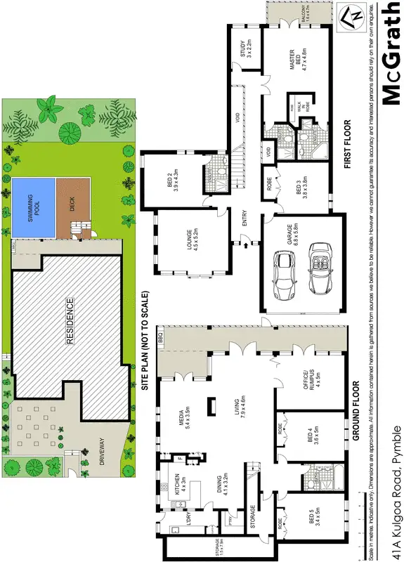 Floorplan of Homely house listing, 41A Kulgoa Road, Pymble NSW 2073