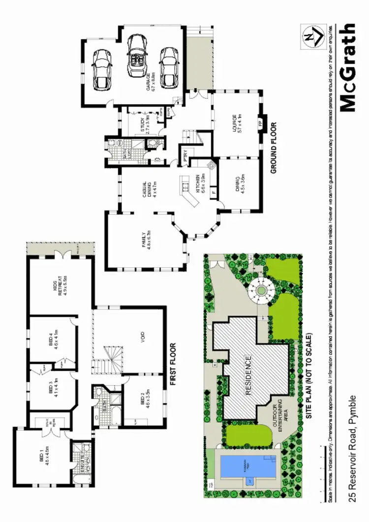 Floorplan of Homely house listing, 25 Reservoir Road, Pymble NSW 2073