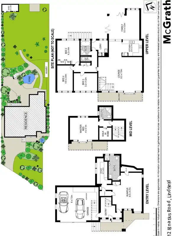 Floorplan of Homely house listing, 12 Ignatius Road, Lindfield NSW 2070
