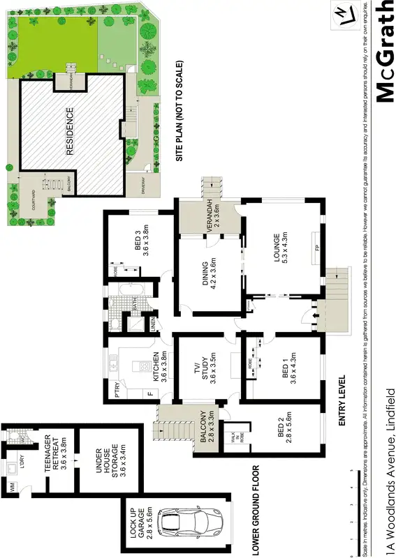 Floorplan of Homely house listing, 1A Woodlands Road, Lindfield NSW 2070