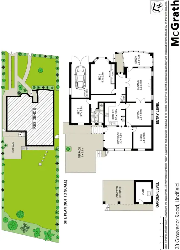 Floorplan of Homely house listing, 33 Grosvenor Road, Lindfield NSW 2070
