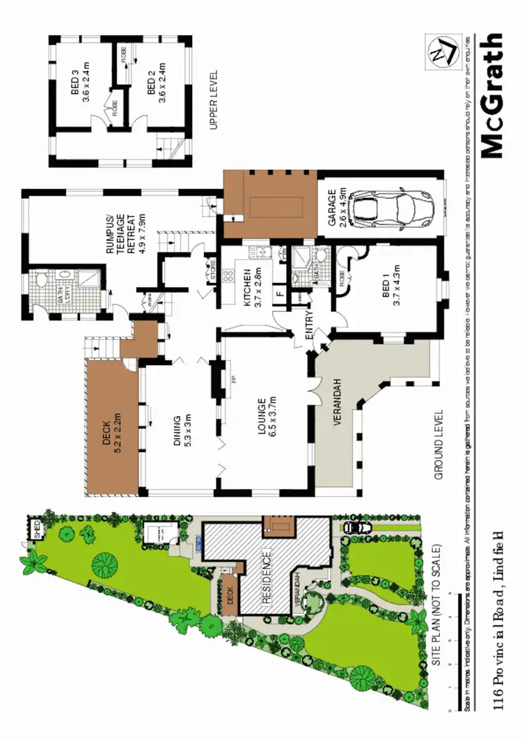 Floorplan of Homely house listing, 116 Provincial Road, Lindfield NSW 2070
