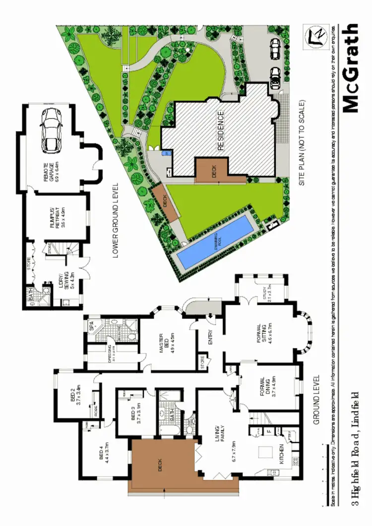 Floorplan of Homely house listing, 3 Highfield Road, Lindfield NSW 2070