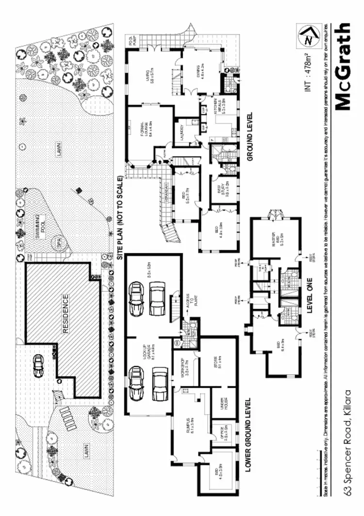 Floorplan of Homely house listing, 63 Spencer Road, Killara NSW 2071