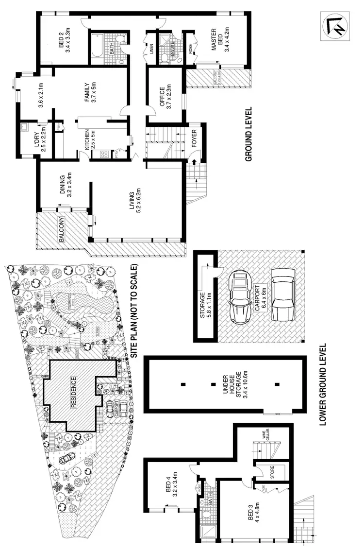 Floorplan of Homely house listing, 34 Minnamurra Place, Pymble NSW 2073