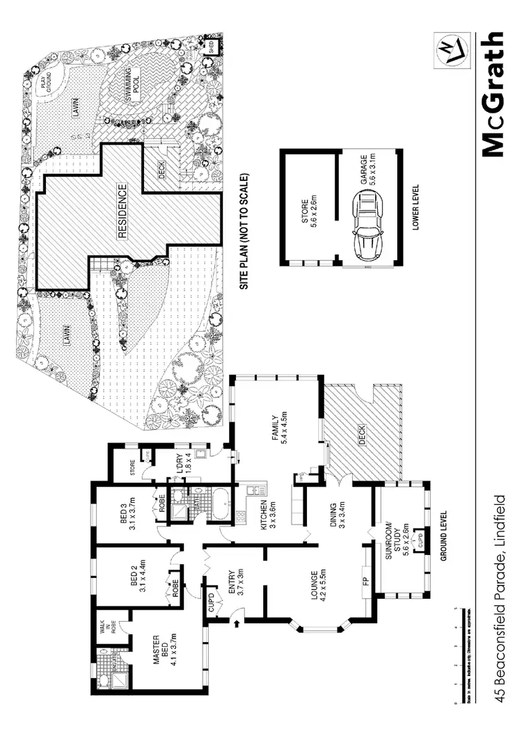 Floorplan of Homely house listing, 45 Beaconsfield Parade, Lindfield NSW 2070