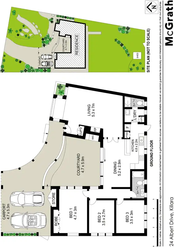 Floorplan of Homely house listing, 24 Albert Drive, Killara NSW 2071