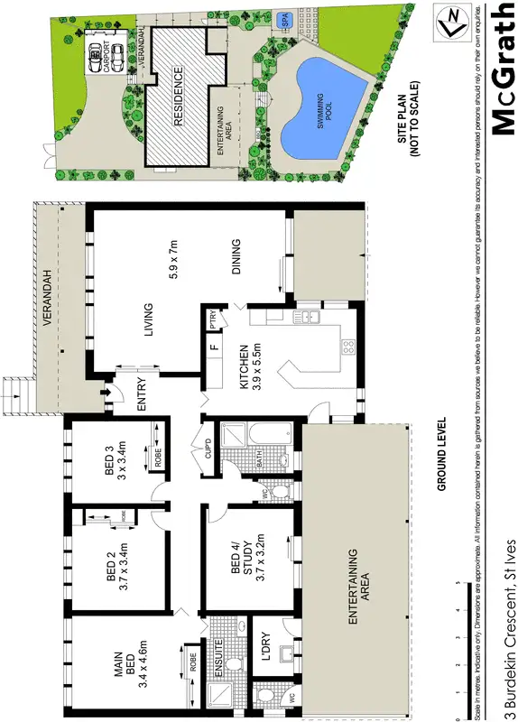 Floorplan of Homely house listing, 3 Burdekin Crescent, St Ives NSW 2075