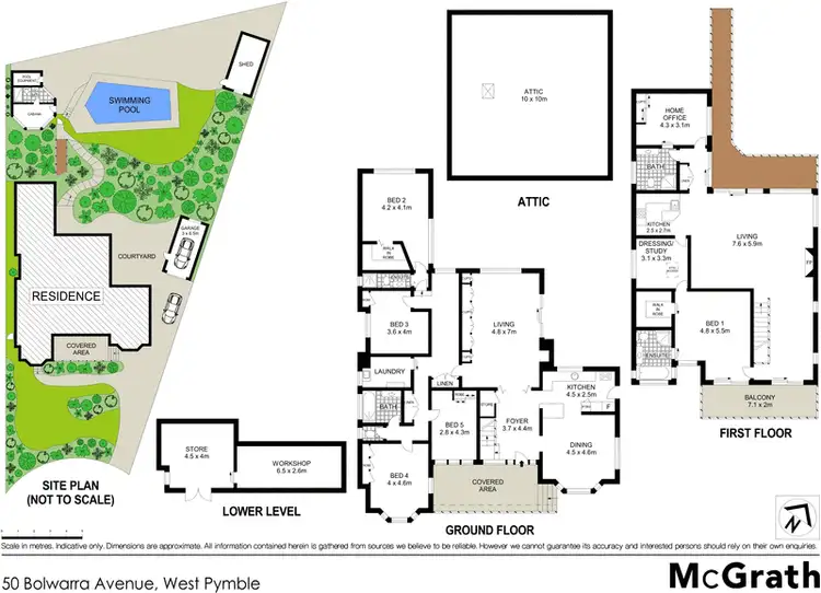 Floorplan of Homely house listing, 50 Bolwarra Avenue, West Pymble NSW 2073