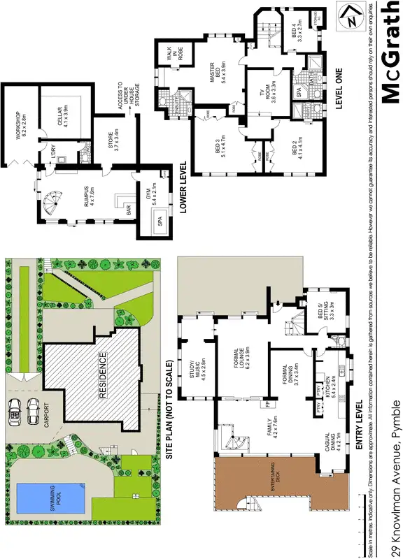Floorplan of Homely house listing, 29 Knowlman Avenue, Pymble NSW 2073