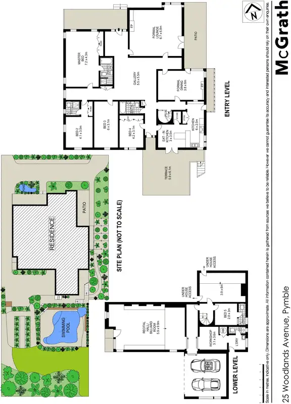 Floorplan of Homely house listing, 25 Woodlands Avenue, Pymble NSW 2073