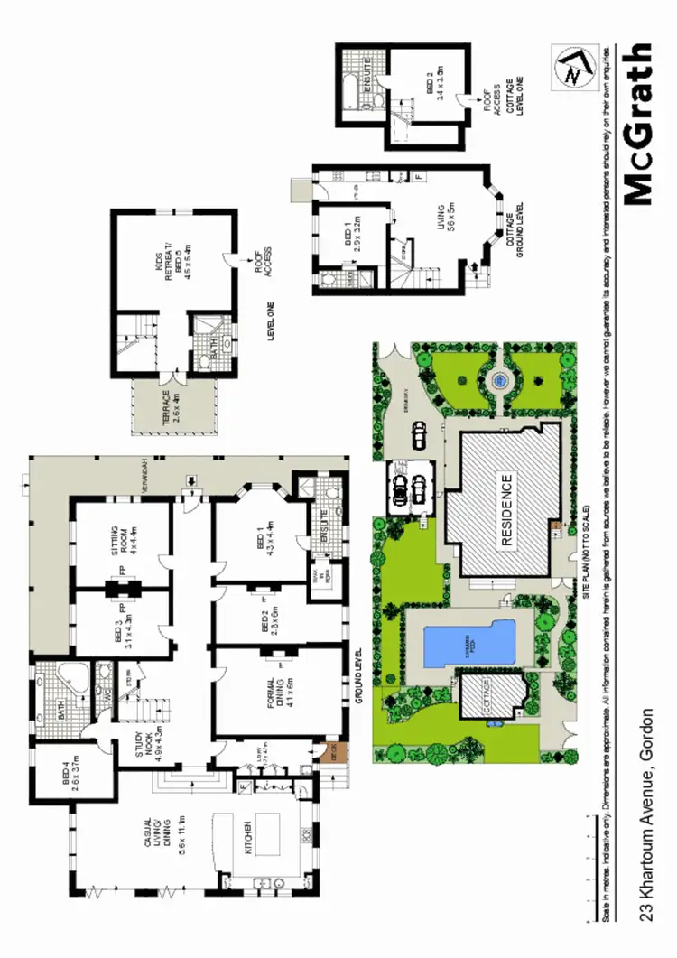 Floorplan of Homely house listing, 23 Khartoum Avenue, Gordon NSW 2072