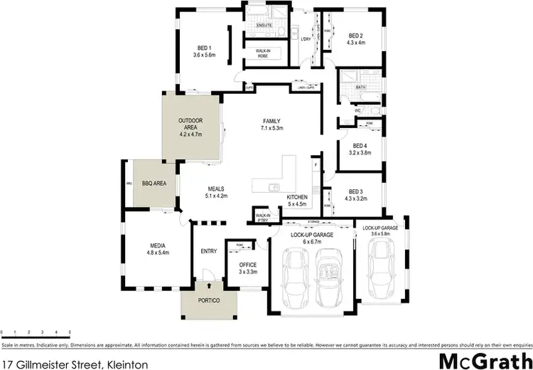 Floorplan of Homely house listing, 17 Gillmeister Street, Kleinton QLD 4352