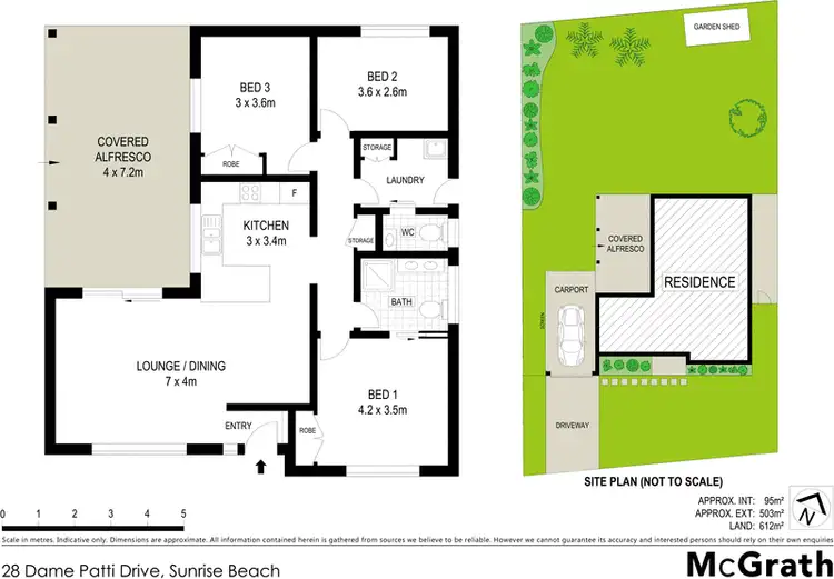 Floorplan of Homely house listing, 28 Dame Patti Drive, Sunrise Beach QLD 4567