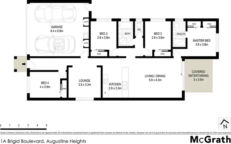 Floorplan of Homely house listing, 1A Brigid Boulevard, Augustine Heights QLD 4300