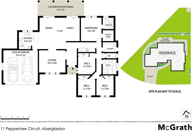 Floorplan of Homely house listing, 11 Peppertree Circuit, Aberglasslyn NSW 2320