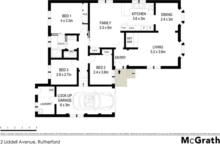 Floorplan of Homely house listing, 2 Liddell Avenue, Rutherford NSW 2320