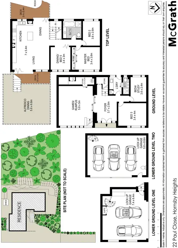 Floorplan of Homely house listing, 22 Paul Close, Hornsby Heights NSW 2077